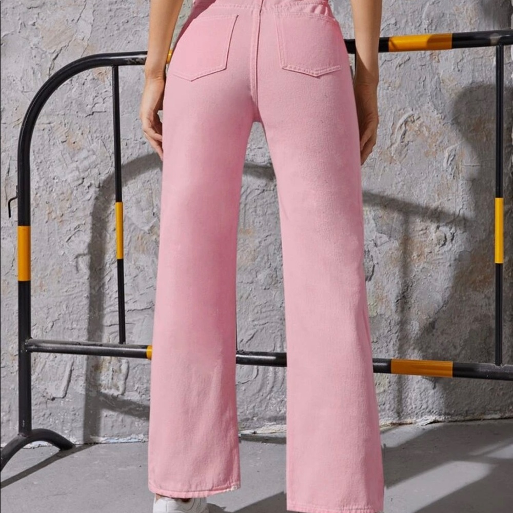 Pink Straight jean
